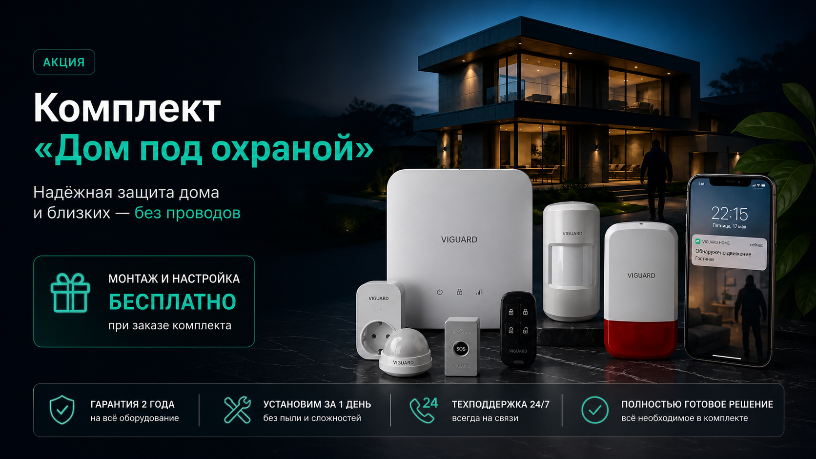 Готовое решение для безопасности вашего дома!
